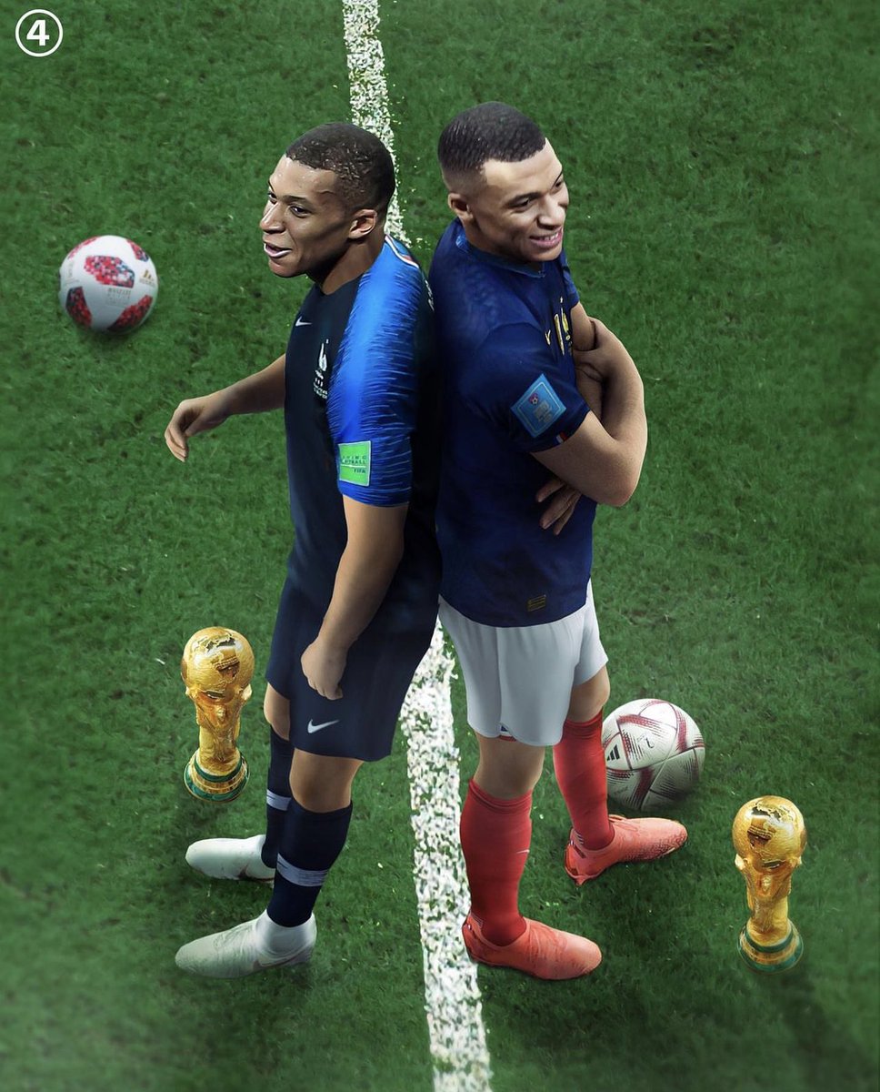 OhhFootball's tweet photo. Two Goals in Two Minutes! What a moment in history! 

@FIFAWorldCup 

#ArgentinaVsFrance #Messi𓃵 #Mbappe #WorldcupQatar2022 

@433 https://t.co/bOiuZzVHnq