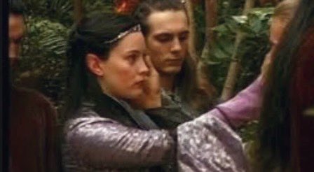 behind the scenes footage of orlando and liv tyler &lt;3
