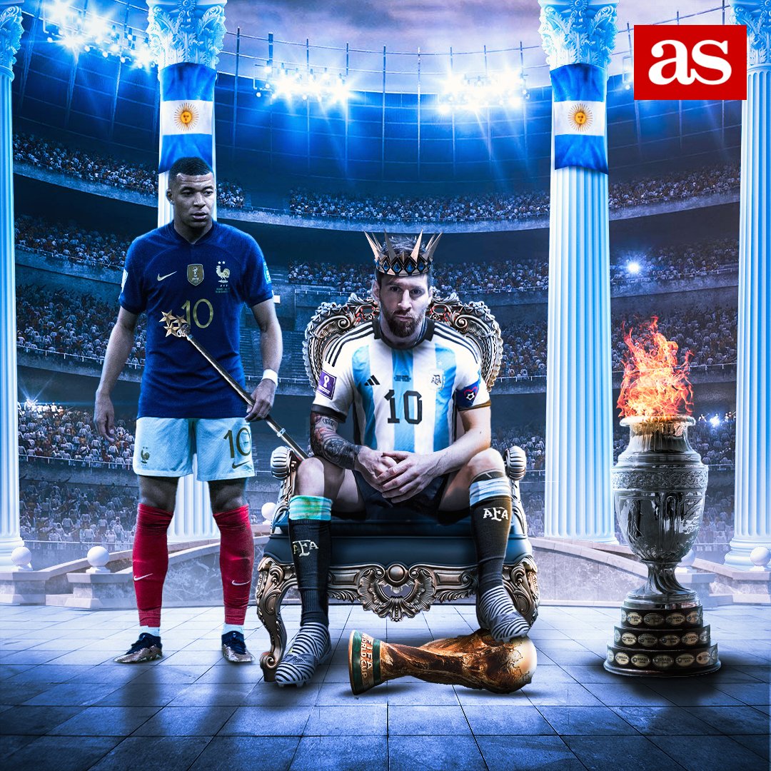 👑 𝐂𝐎𝐑𝐎𝐍𝐄𝐍 𝐀𝐋 𝐑𝐄𝐘 👑

🏆 #Qatar2022 #UniversoMundial