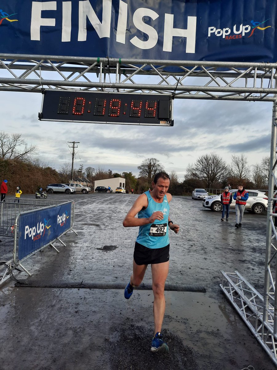 Donadea RC club runner Ollie Kearney finishing 3rd at Kilcullen 5K today! Why not come and meet some of our runners at the club open day in Donadea Forest on Sunday January 15th. We are always open to new members.