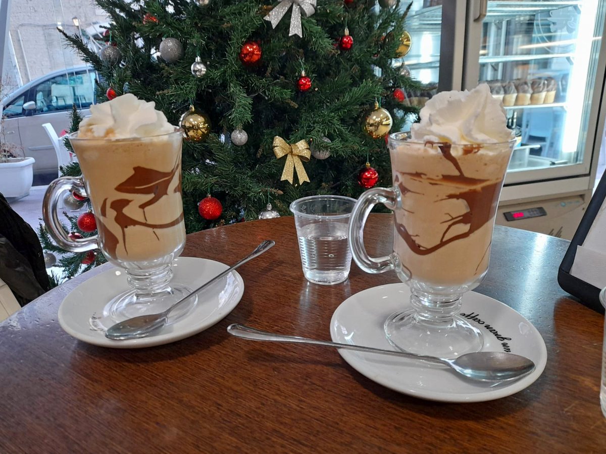 'Shaken Coffee with Saronno Amaretto and Nutella' from COFFEE & CREAM in Acquaviva delle Fonti (Italy). ☕😋🎄 #rickwesley #richkids #bar #shakencoffee #amarettodisaronno #nutella #relax #xmas2022 #christmas2022