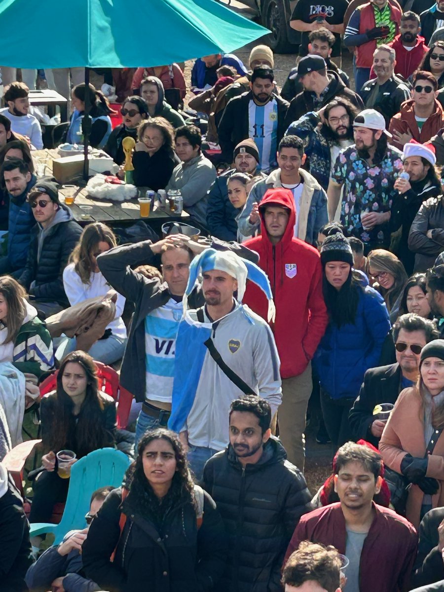 Where's Waldo at Social Beer Garden HTX #ArgentinaVsFrance #WorldCup #ARGvsFRA #usmnt