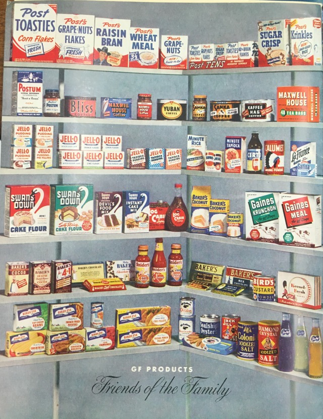 DrPopCultureBGSU on Twitter "“General Foods Products Friends of the