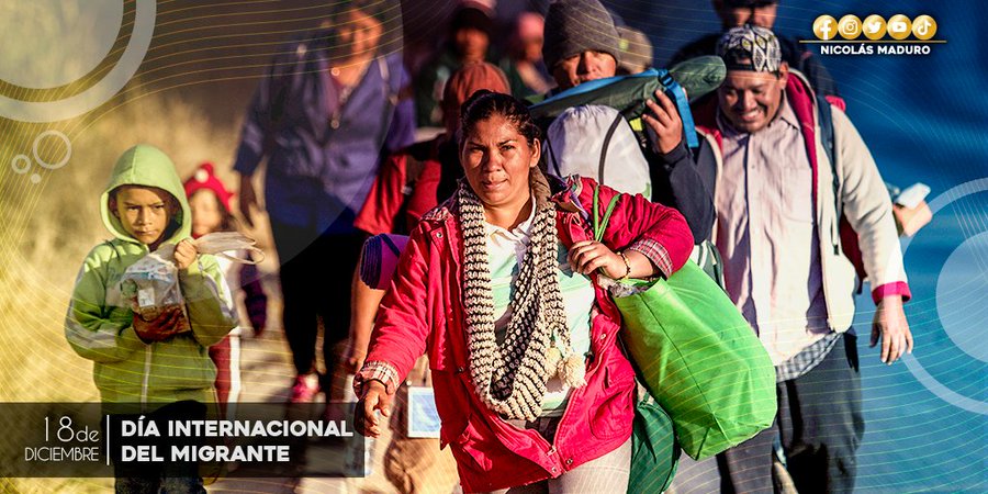 Presidente Maduro aboga por un trato digno hacia migrantes que sufren discriminación y xenofobia
bit.ly/3FBqC4o