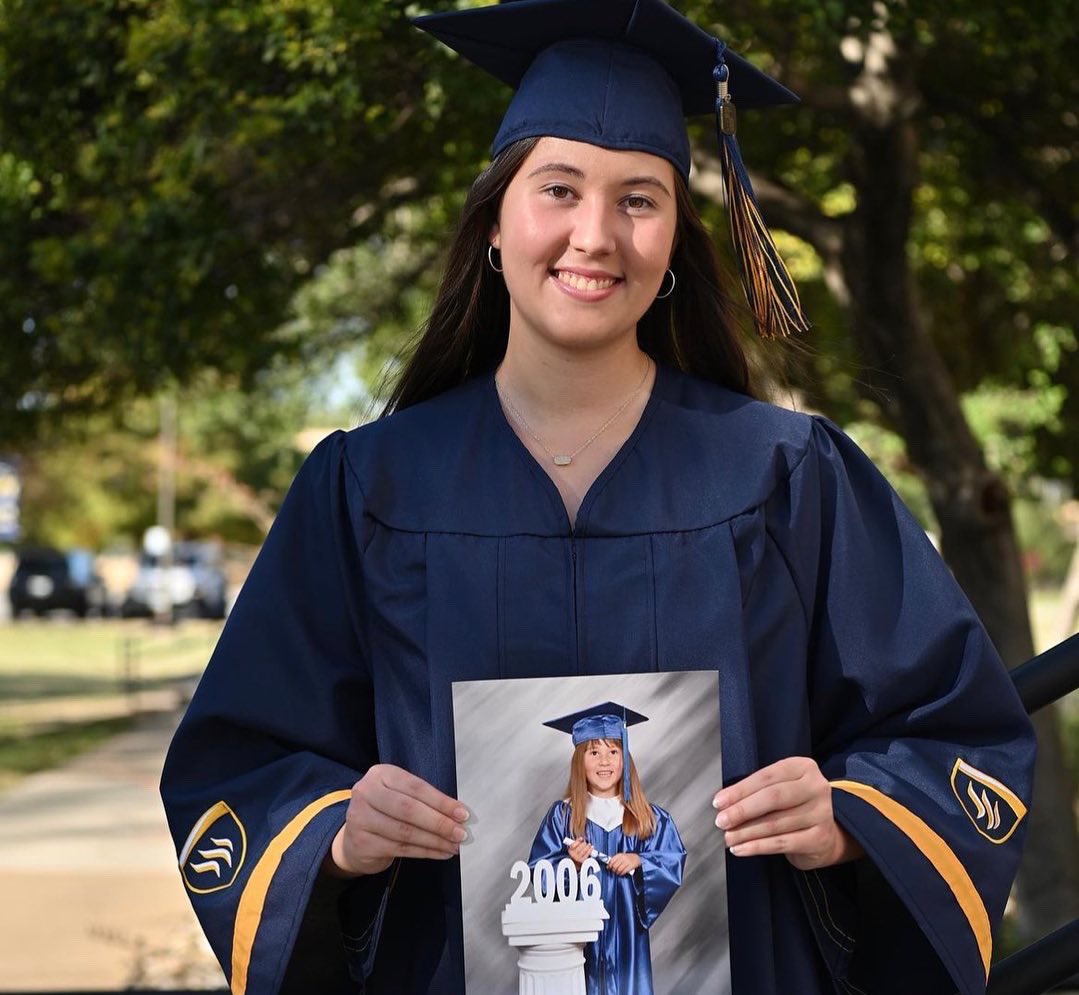 TxWesVolleyball's tweet photo. Happy Graduation!!! 💙💛We are so extremely proud of you and cannot wait to see what the future has in store for you!!!💙💛 https://t.co/w39SWGmtKL