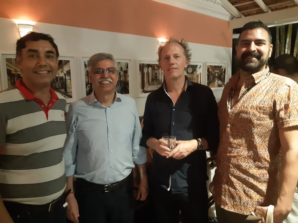 #MeetMeAtSerendipity fab evening hosted by Mr Sunil Munjal at #hosa siolim