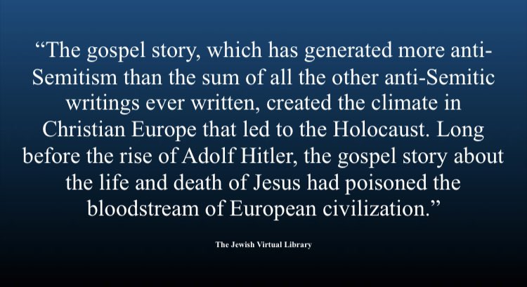 “Anyone who truly preaches the gospel of Jesus, they will be labeled as an antisemite.”—-
@GodDMuhammad #NOISundays
