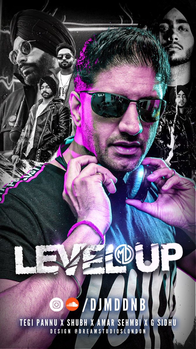 Level up mixtape artwork created for @dholnbass very own @djmddnb 

#dreamstudioslondon #levelup #desimix #shubh #gsidhu #djmd #soundcloud #coverdesigns #bhangra #desi