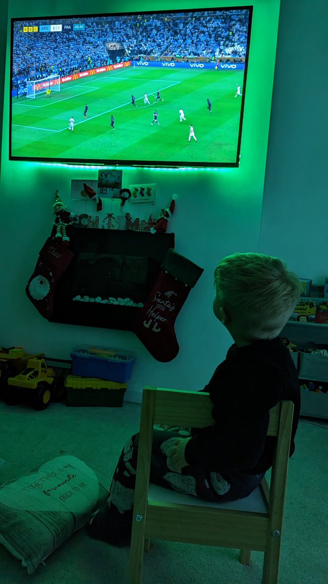 BazzaDymianczuk's tweet photo. Little man insisted on wearing his football shirt and playing footy 
#futureMessi
#only2 https://t.co/8CMk5PAZ9o