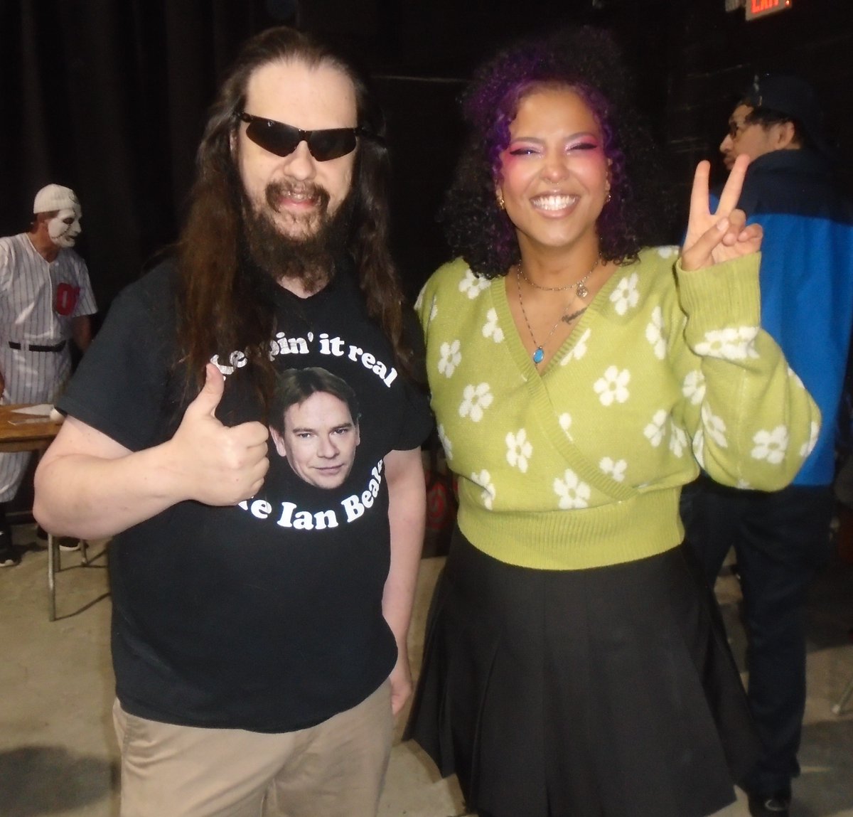HeyItsMrStanley's tweet photo. Doesn't get more personable or pleasant than @willowwrestles. Thank you for taking the time to pose for a photo and chat for a bit at #IconsOfWrestling at @2300Arena. Who knows? Maybe she'll train my daughter one day. 😄 #AEW https://t.co/wbUAQtkIeH