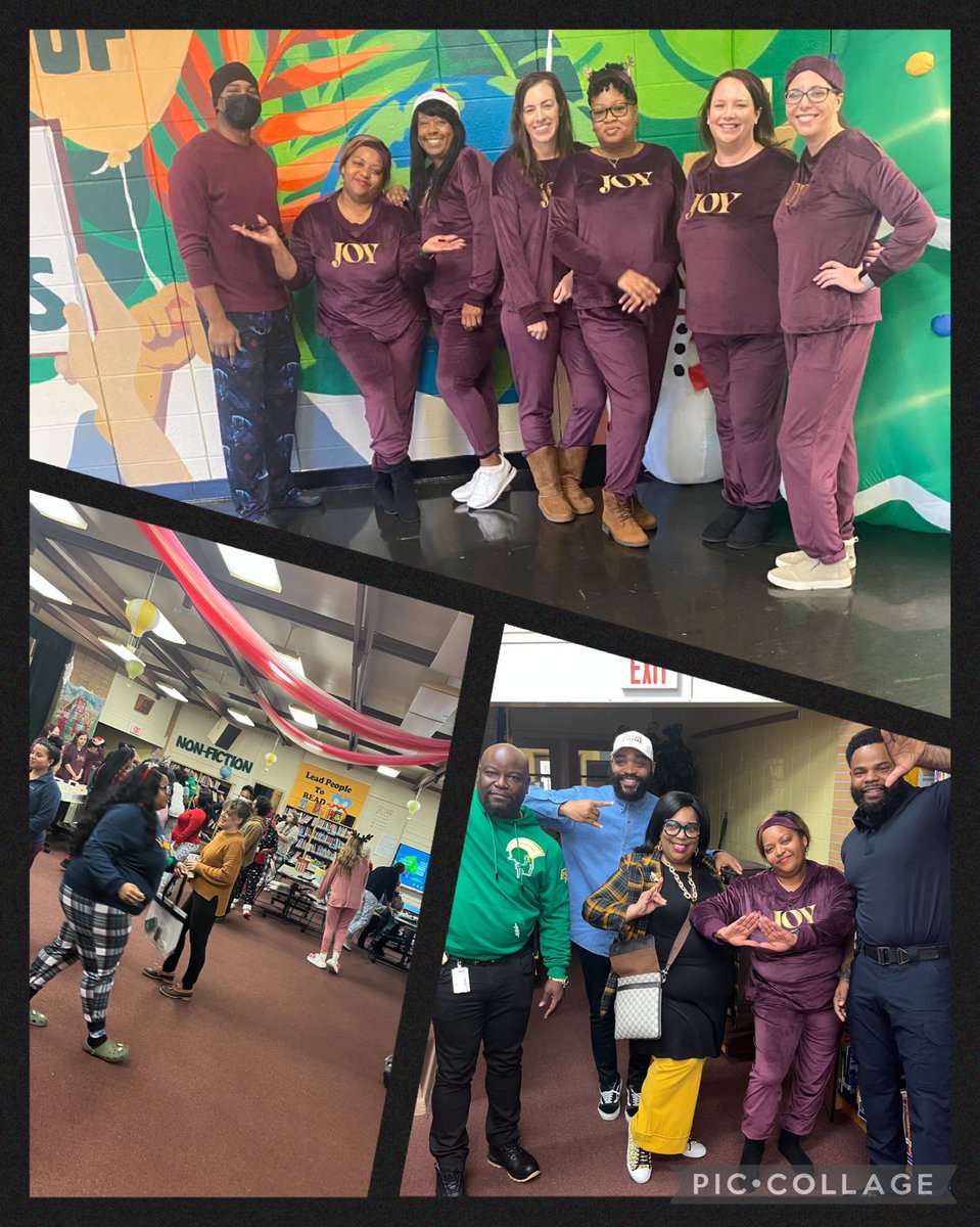 awbalt's tweet photo. Polar Express PJ Day Party! When your NSU Partners become family! Breakfast, dancing, gifts and laughs! #MakingMemories #Ingleside #Team https://t.co/mhR0hDPpOM