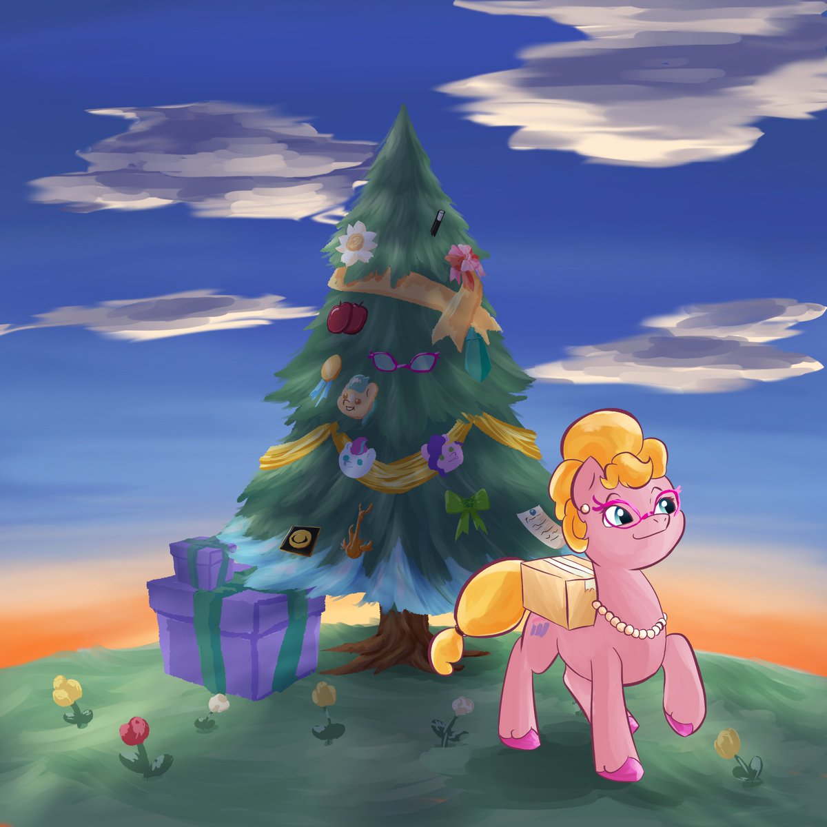 FellDeal's tweet photo. Daily Drawing December(18/31)
I think she has a lot of glasses
...and incomprehensible manestyles
#mylittlepony #mlpg5 #mlpgen5 #mlpfanart #PhyllisCloverleaf https://t.co/8bDC6hAp0f