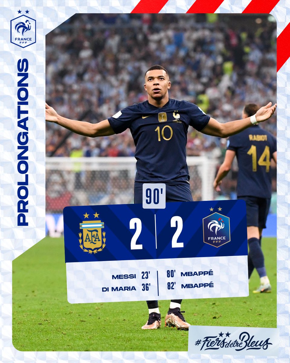 Merci à l' <a href="/equipedefrance/">Equipe de France ⭐⭐</a> pour ces émotions. #ARGFRA, #FIFAWorldCupQatar2022