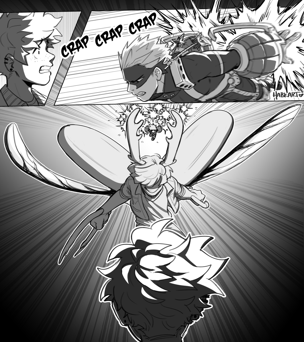 scammers to lovers - villain attack part 1 #bnha #bkdk 