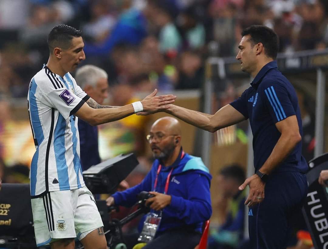 مدرب #الارجنتين أخطأ بخروج #ديماريا 
Coach #Argentina made a mistake by exiting #Demaria

#الارجنتين_فرنسا 
#نهائي_كأس_العالم 
#كأس_العالم_2022_قطر