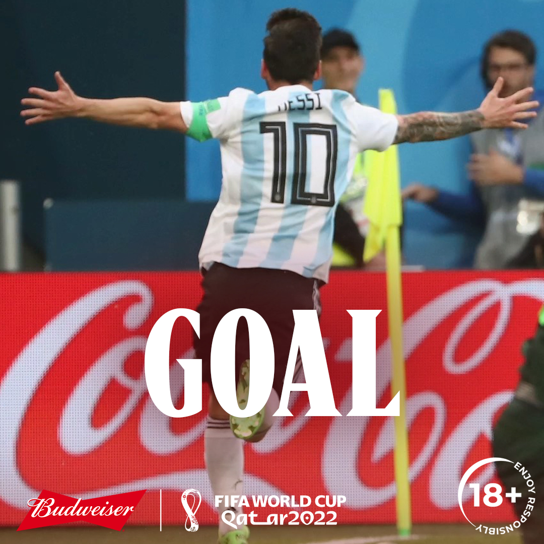 MESSI!!!! After a confusing moment... IT IS A GOAL!!! 🇦🇷𝟑 - 𝟐🇫🇷 MESSI!!!MESSI!!!MESSI!!!MESSI!!!MESSI!!!MESSI!!!MESSI!!! MESSI!!!MESSI!!!MESSI!!!MESSI!!!MESSI!!!MESSI!!!MESSI!!! #YoursToTake #BringHomeTheBud #ArgentinaVsFrance