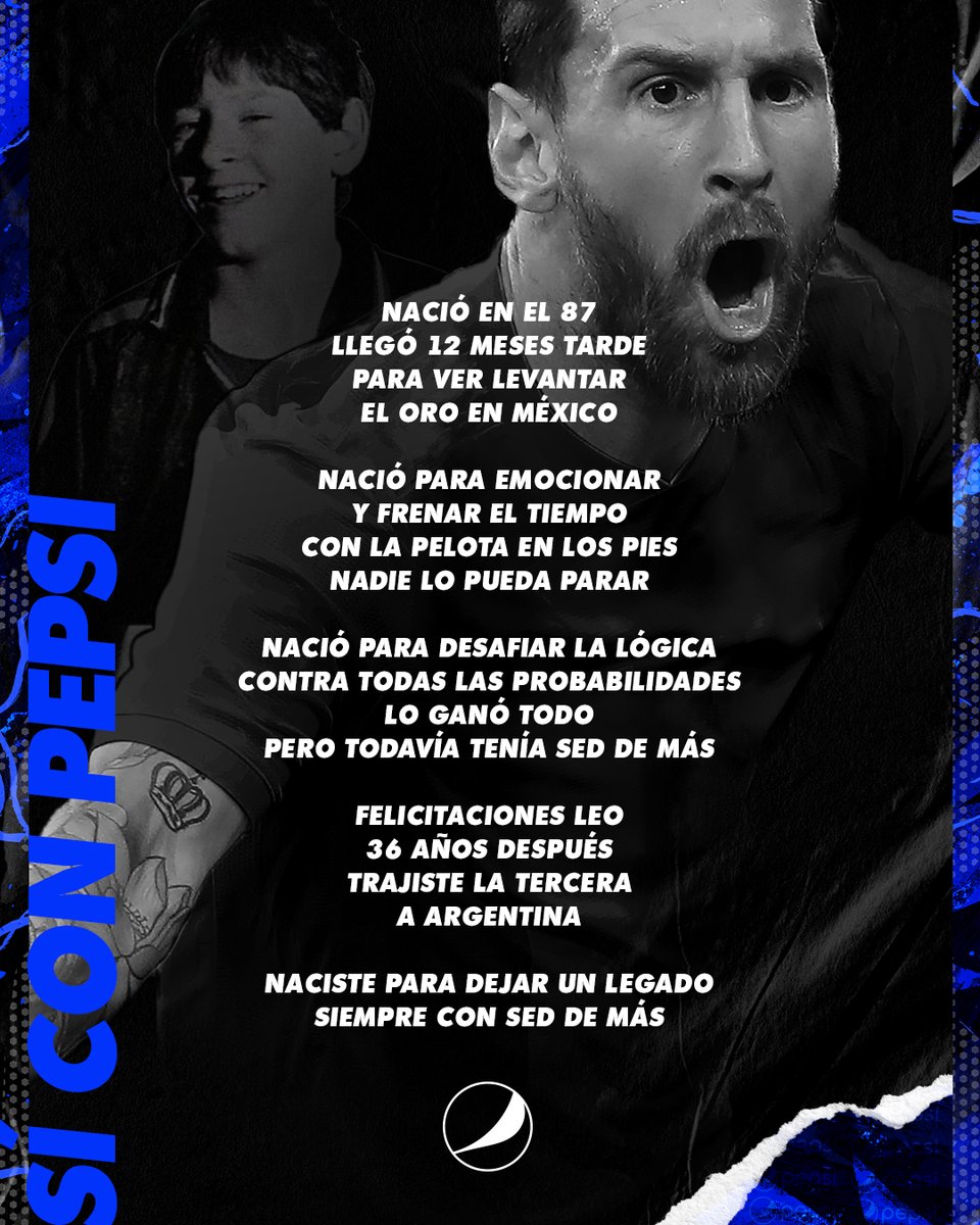 #SíConPepsi #Messi