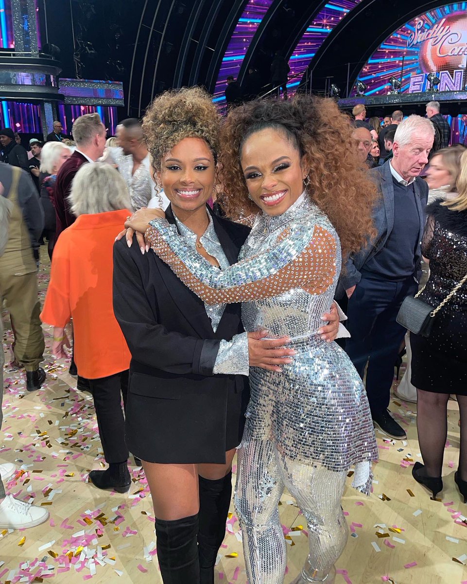 Proud sister @FleurEast #StrictlyFinal ❤️