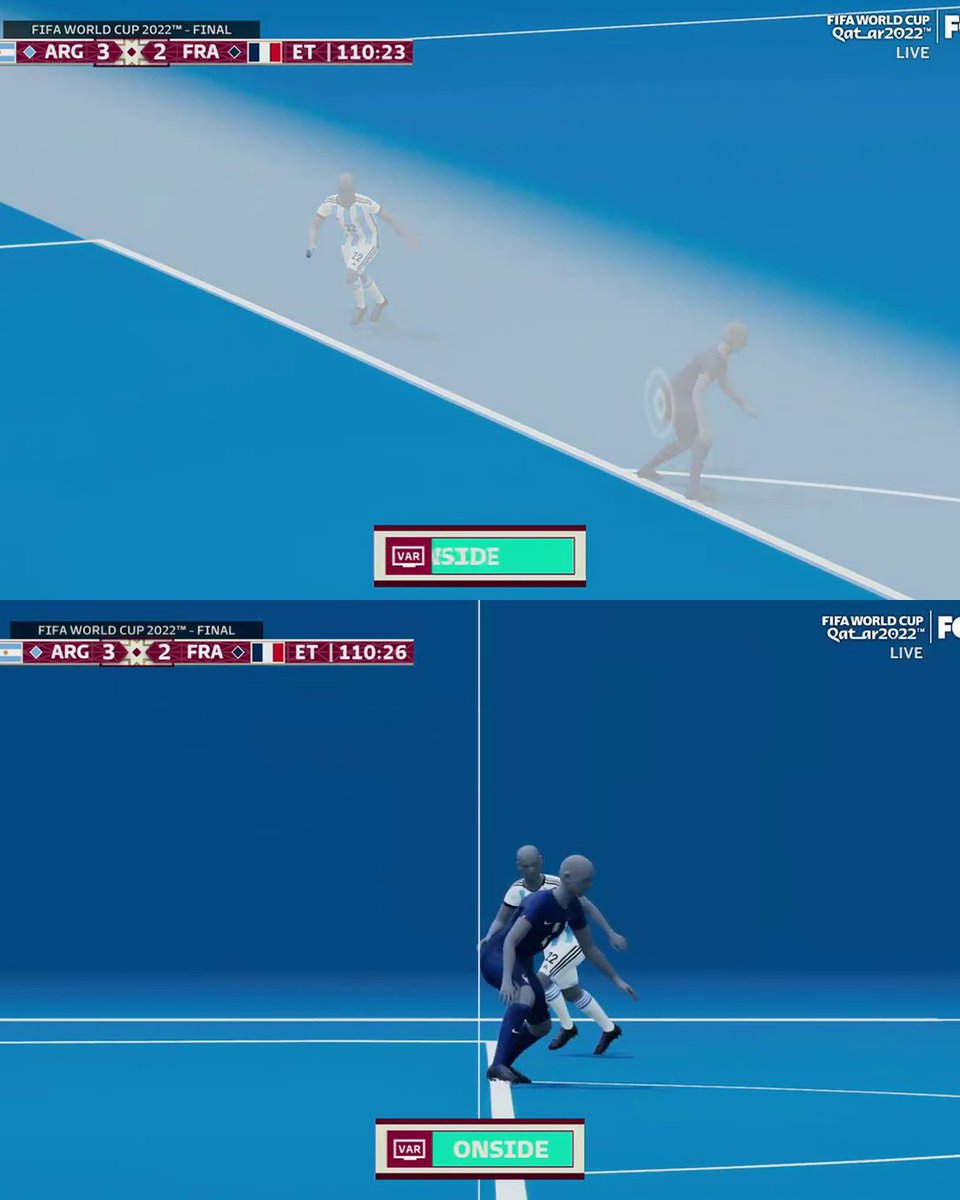 FOXSoccer's tweet image. It was THIS CLOSE for Argentina 😱