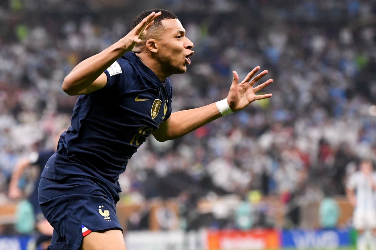Kylian Mbappé redevient le meilleur buteur du Mondial avec 8 réalisations. ⚽️
