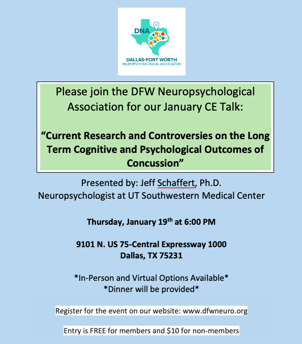 We are one month away from our January CE Talk! Hope to see you there!