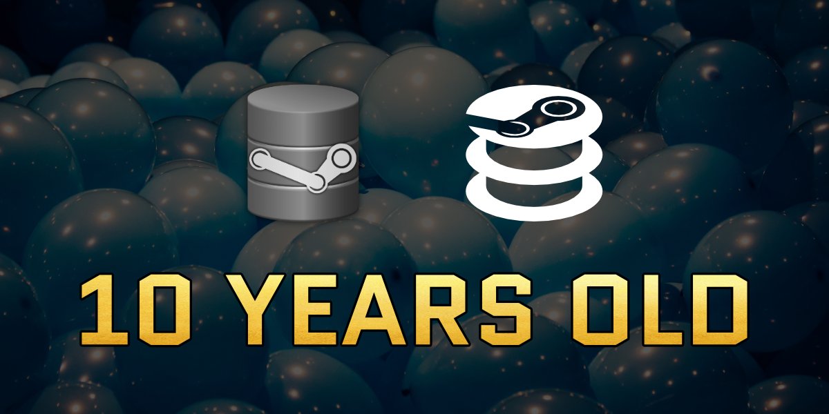 SteamDB launched 10 years ago today! 🥳