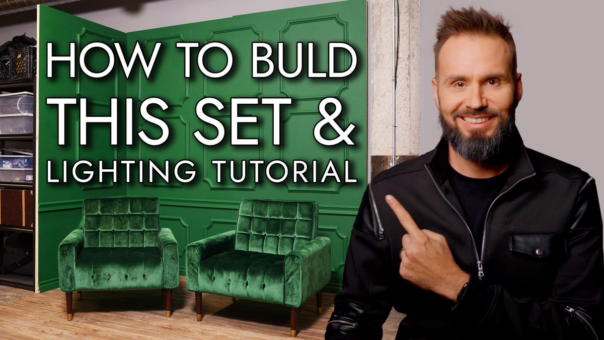 Learn how to build this set step-by-step and then watch a lighting tutorial as I use it for the very first time during a photoshoot. youtu.be/dCkgvhEzQo8