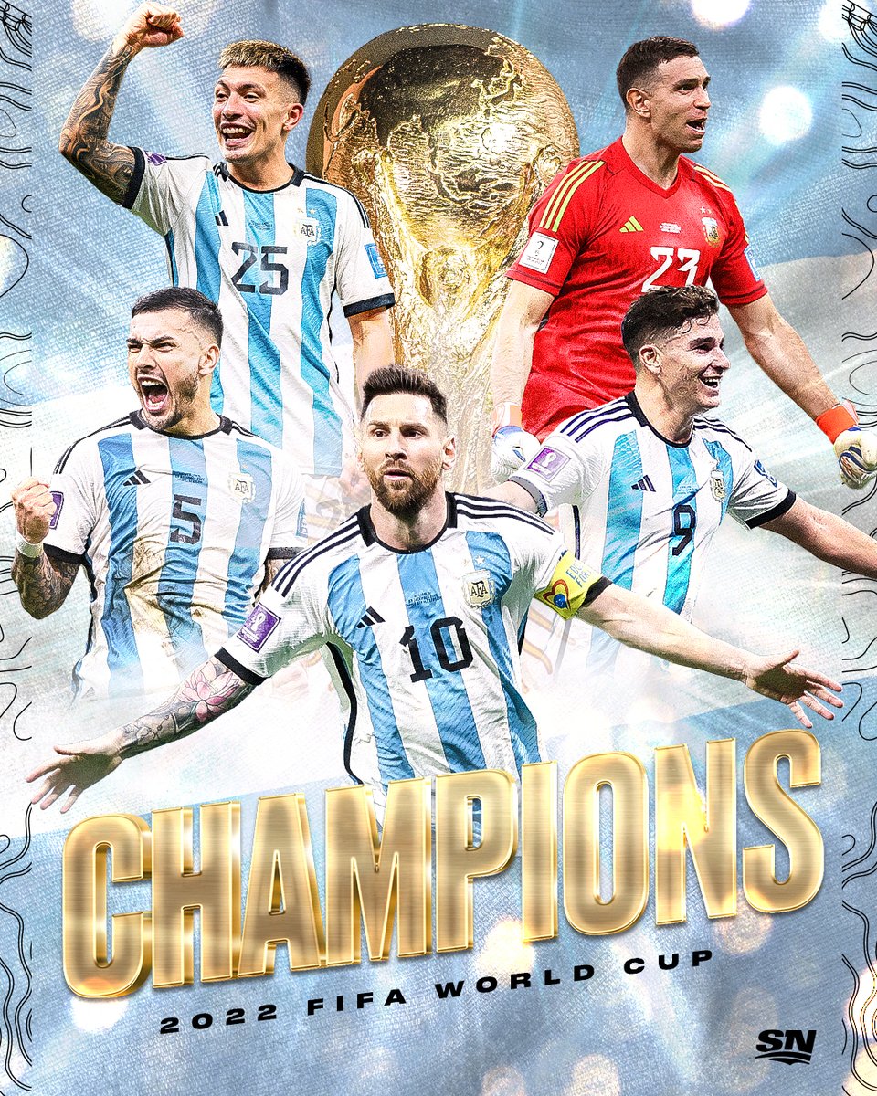 FIFA World Cup on X: World Champions 🏆🇦🇷 #FIFAWorldCup