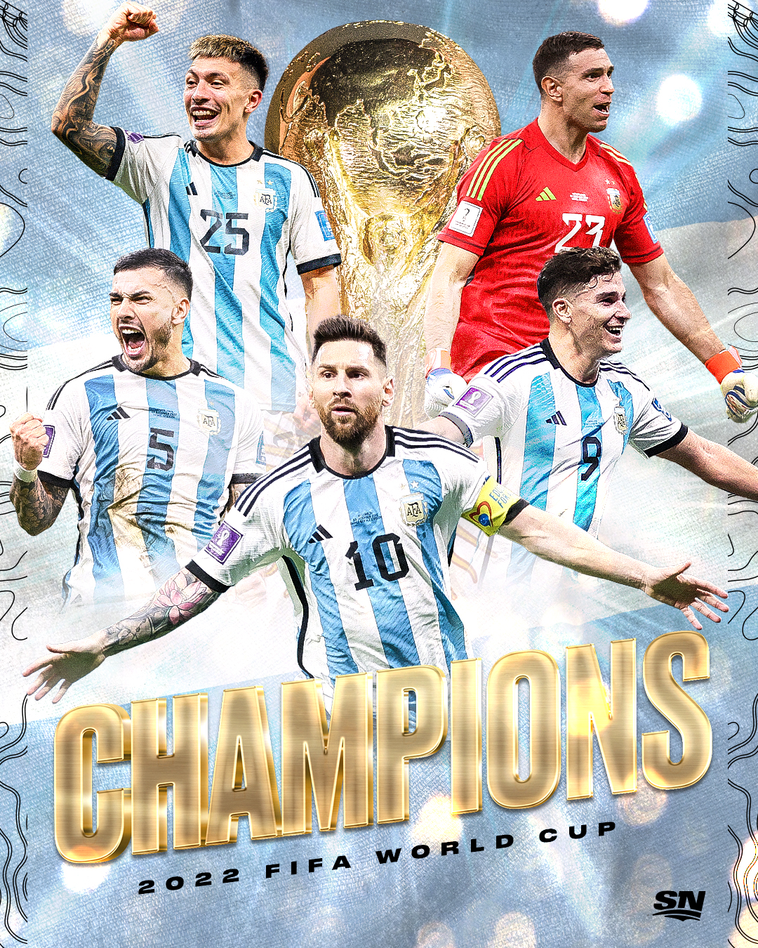 Argentina are #FIFAWorldCup Champions!