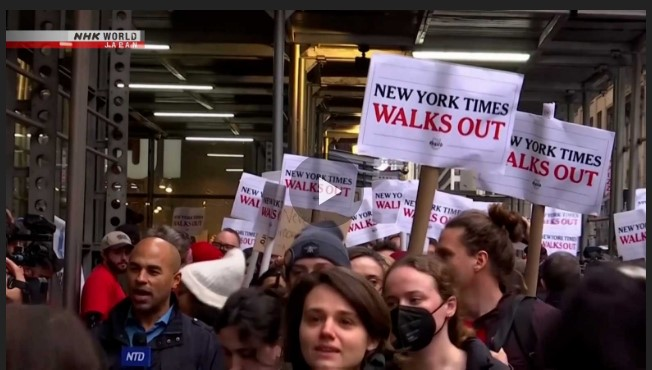 Spiraling inflation is behind the first stoppage at the New York Times for around four decades.
www3.nhk.or.jp/nhkworld/en/ne…