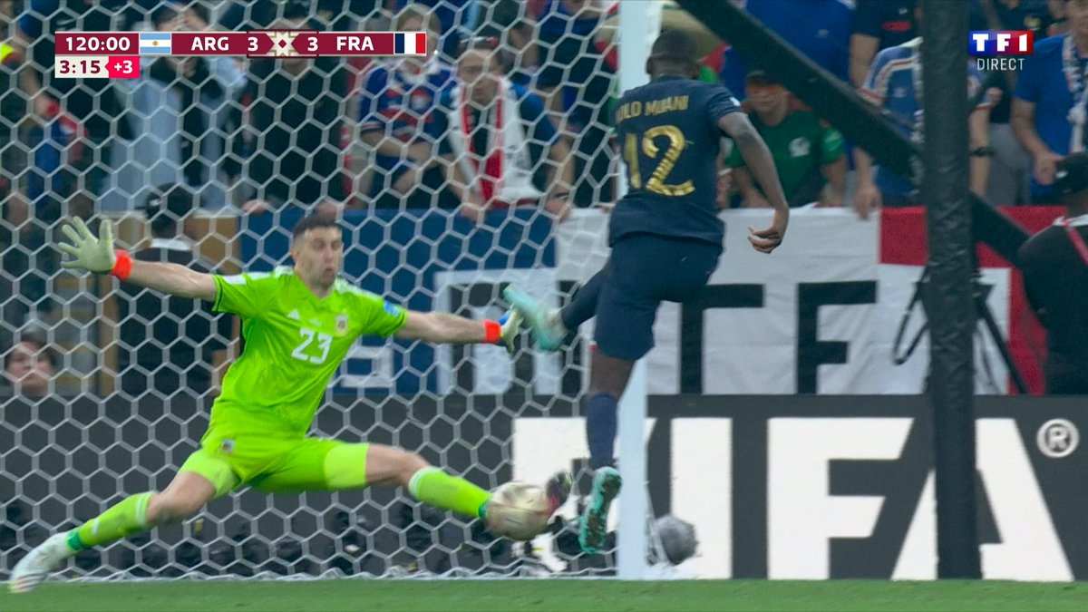⏱120 +3

🇦🇷 Argentine 3 - 3 France 🇫🇷 #ARGFRA

Incroyable arrêt de Martinez qui sauve l'Argentine du KO !