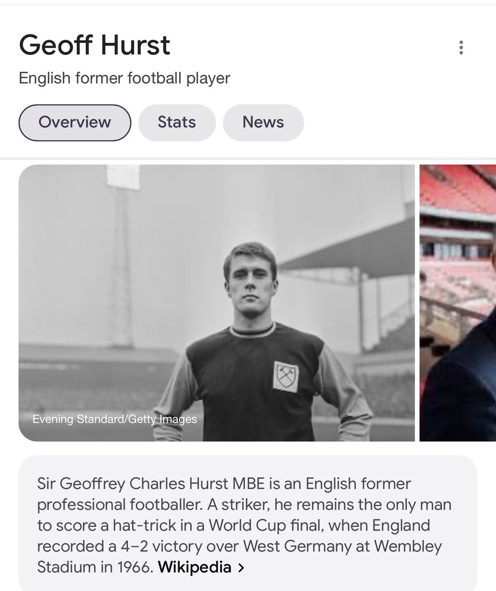 Kylian Mbappe becomes the second man to score a hat-trick in a #FIFAWorldCupFinal beating Geoff Hurst’s record who did so in 1966.