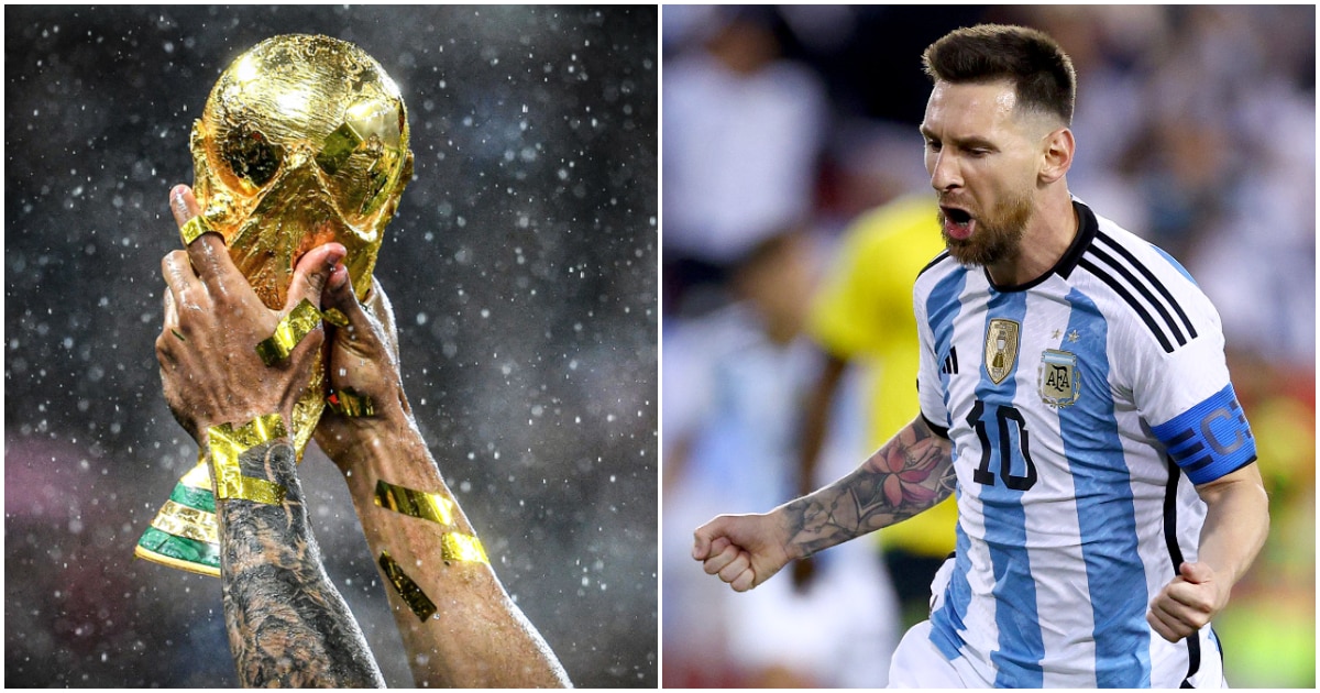 disclosetv's tweet photo. JUST IN - Messi's Argentina wins the World Cup in Qatar. https://t.co/zCtGSHQhT8