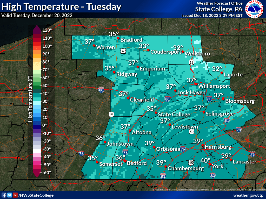 NWS State College on Twitter "Snow showers will continue overnight