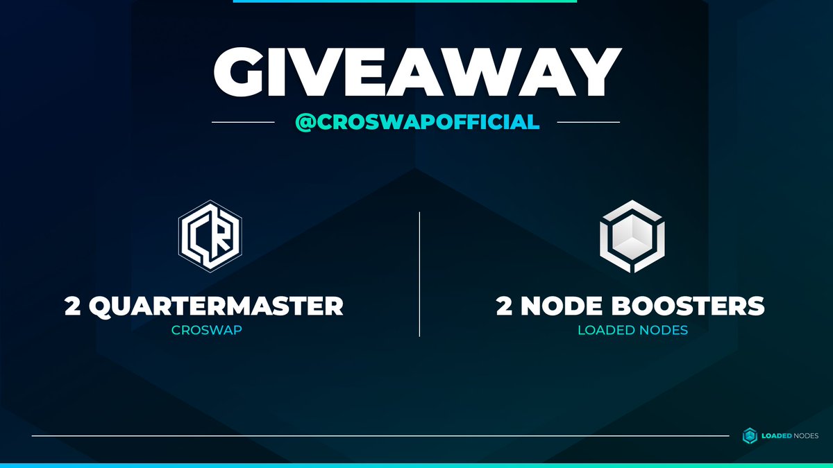 🎁 We've partnered with @CroSwapOfficial to #Giveaway 4 NFTs : more than 500$

🔹 RT &amp; Follow
🔹 Tag 2 Friends

Winners will be randomly selected on Dec 21. If you are selected, both you AND your tagged friend will each receive one of each NFT.

#crofam #cro #nodearmy