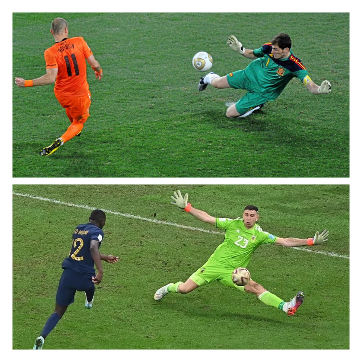 El "Dibu" haciendo un Casillas  ⚽