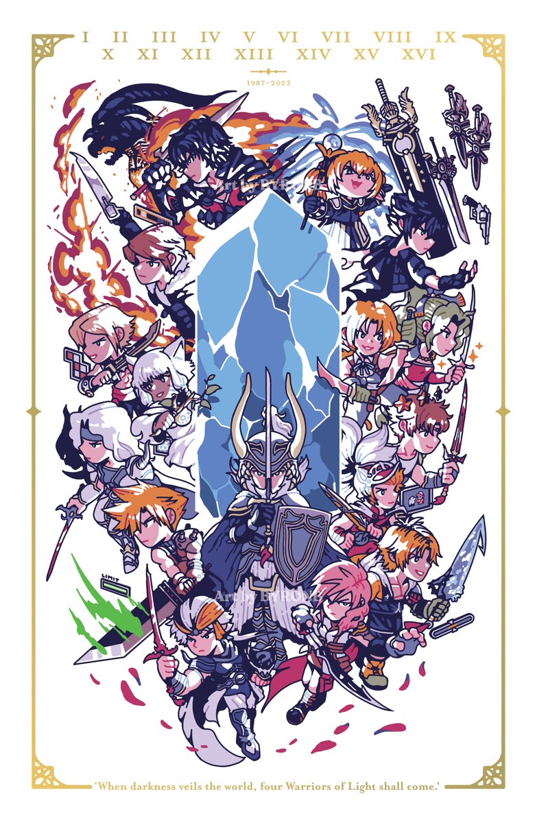YukaOmatic's tweet image. Happy 35th Anniversary #FinalFantasy!