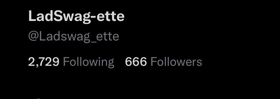Ladswag_ette's tweet photo. Aargh! Quick - get me some more followers please!… 👹
#superstition #666 #devilsnumber #followme #fyp #fypage #fypシ https://t.co/YpkcWFNVqm