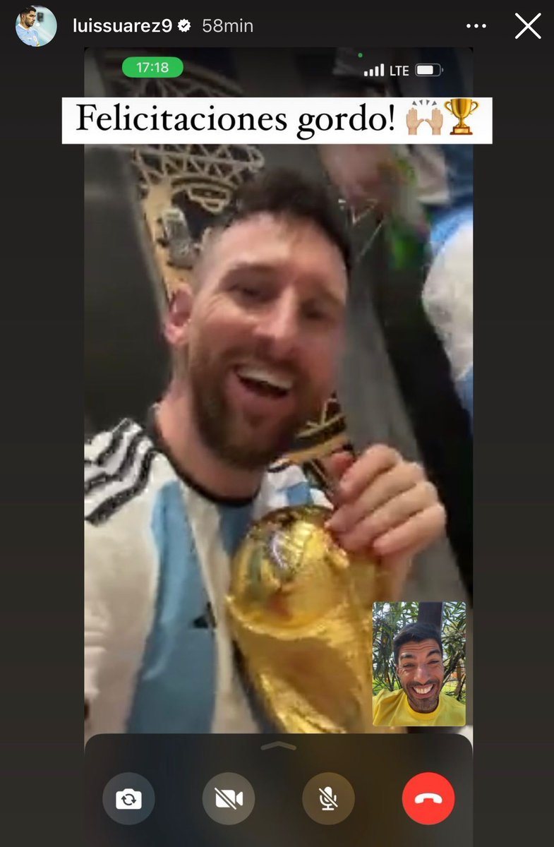 Lucho Suárez y Leo Messi, una amistad que trasciende al fútbol. 😍

#CatarEnDIRECTV