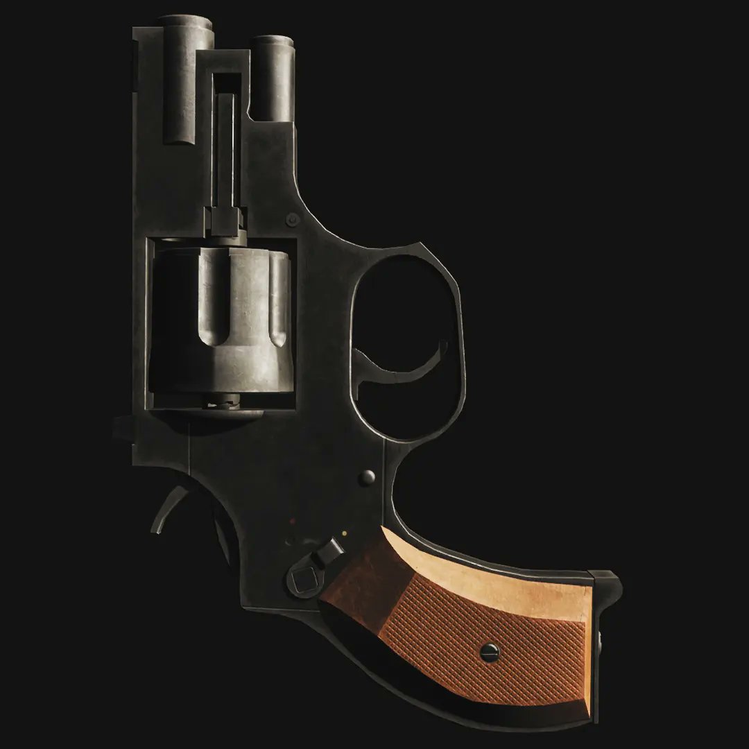 tomas_games_art's tweet photo. First Tweet just here to show my new personal project I did which is a OTS-38 Russian styled revolver modeled in Maya, textured in substances painter and Rendered in Unreal Engine 5.
#artists #3dart #3dartwork #3Dartist #MAYA #UnrealEngine5 #UnrealEngine #revoler #guns #wepons https://t.co/VBD22PYtNW