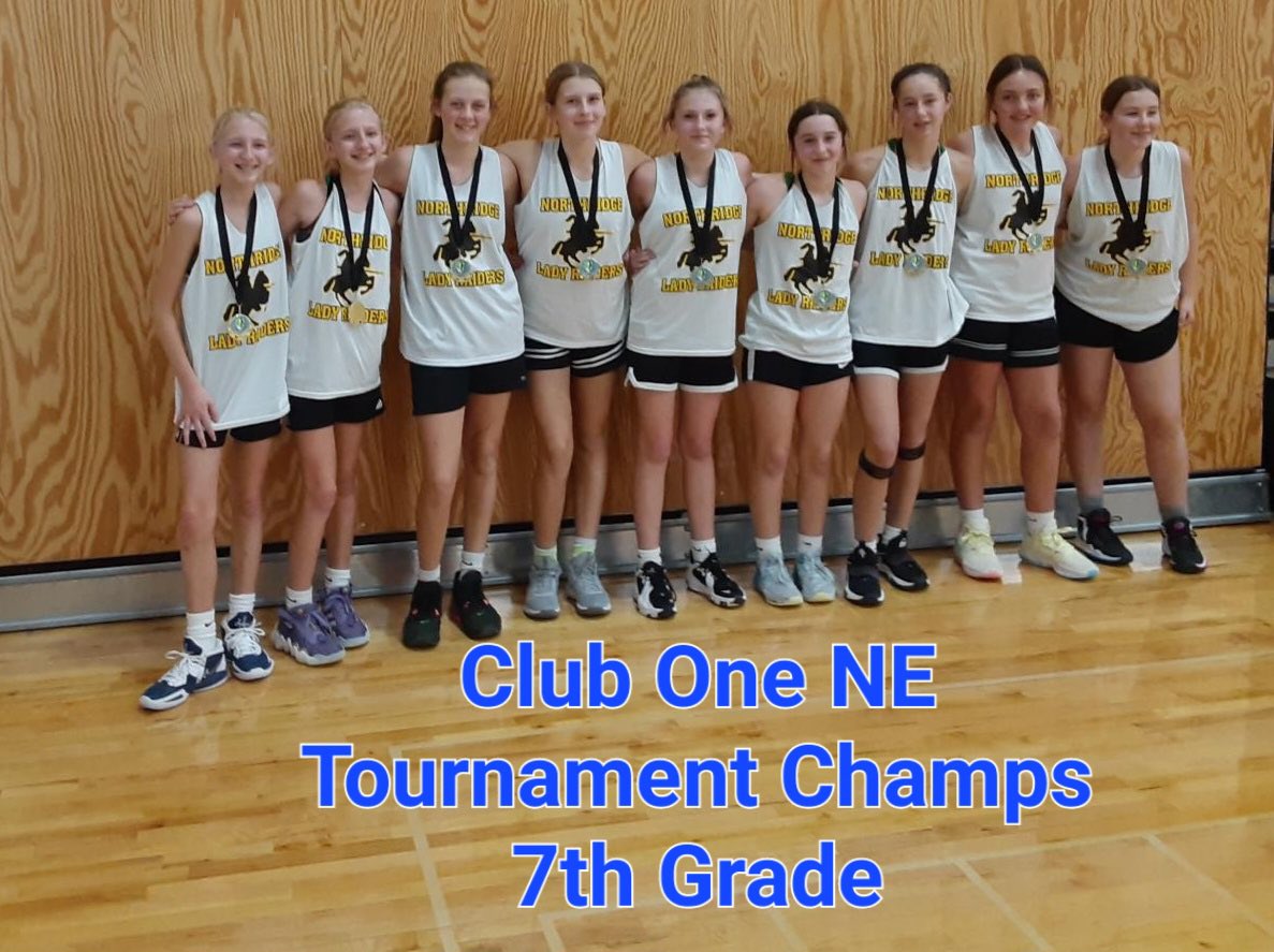 NRRaidersGBB's tweet photo. Congrats to our 7th and 8th grade teams and coaches as they both won the @Club1Basketball N.E. Tournament #RiseWithUs 🔰🏀💪🏼 https://t.co/vroGDbclED