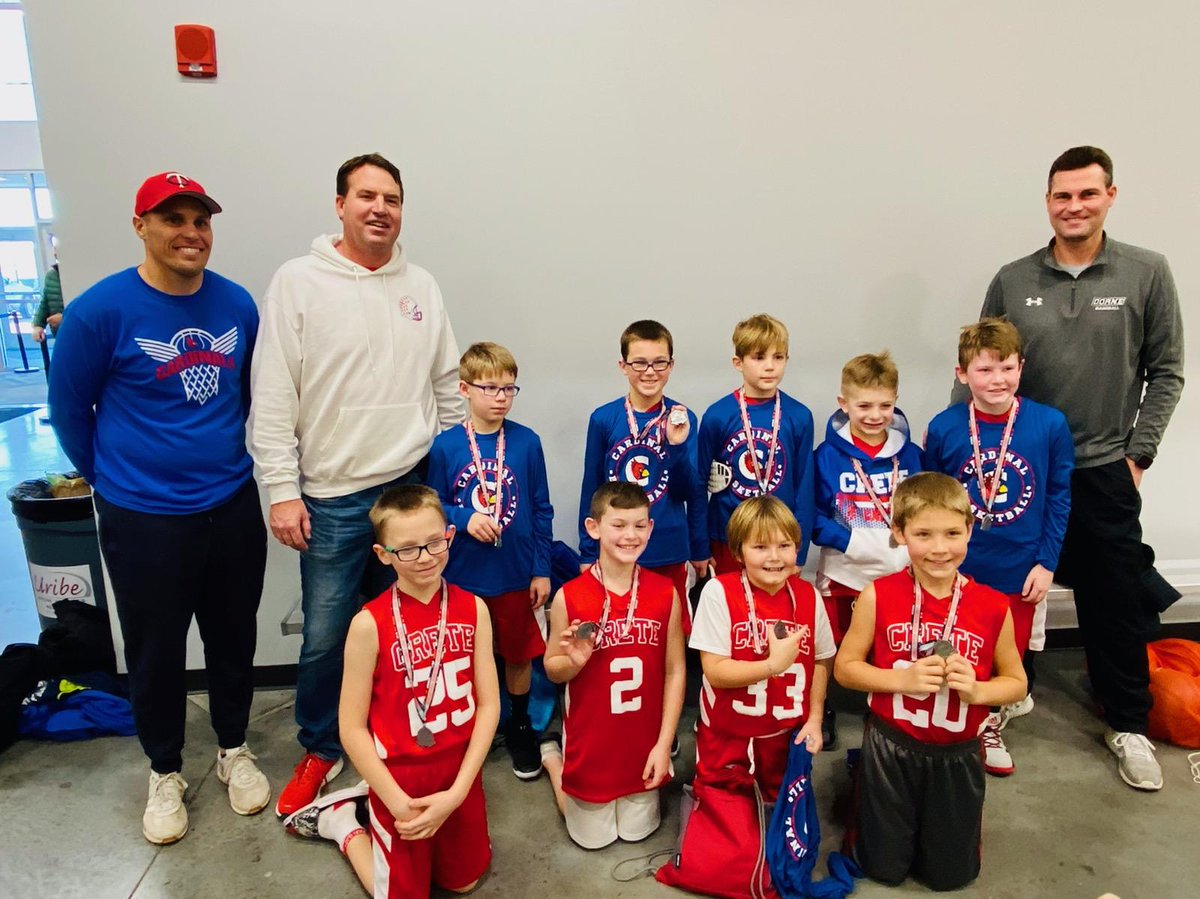Crete 3rd Grade Red Boys, 2nd place finish in the CYBL League Tournament!