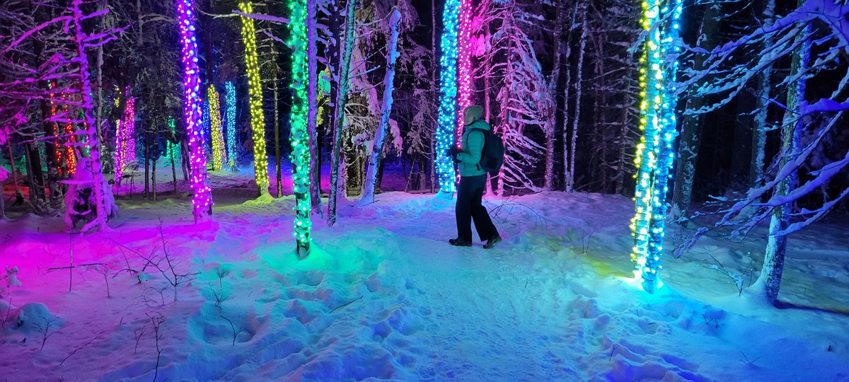 BrianMannADK's tweet photo. Found this place tonight. Magical and peaceful and snow everywhere. Audio postcard soon on @npr ❤️ 🎄🏃#TupperLake #Adirondacks @WildCenter https://t.co/09J6YeJC72