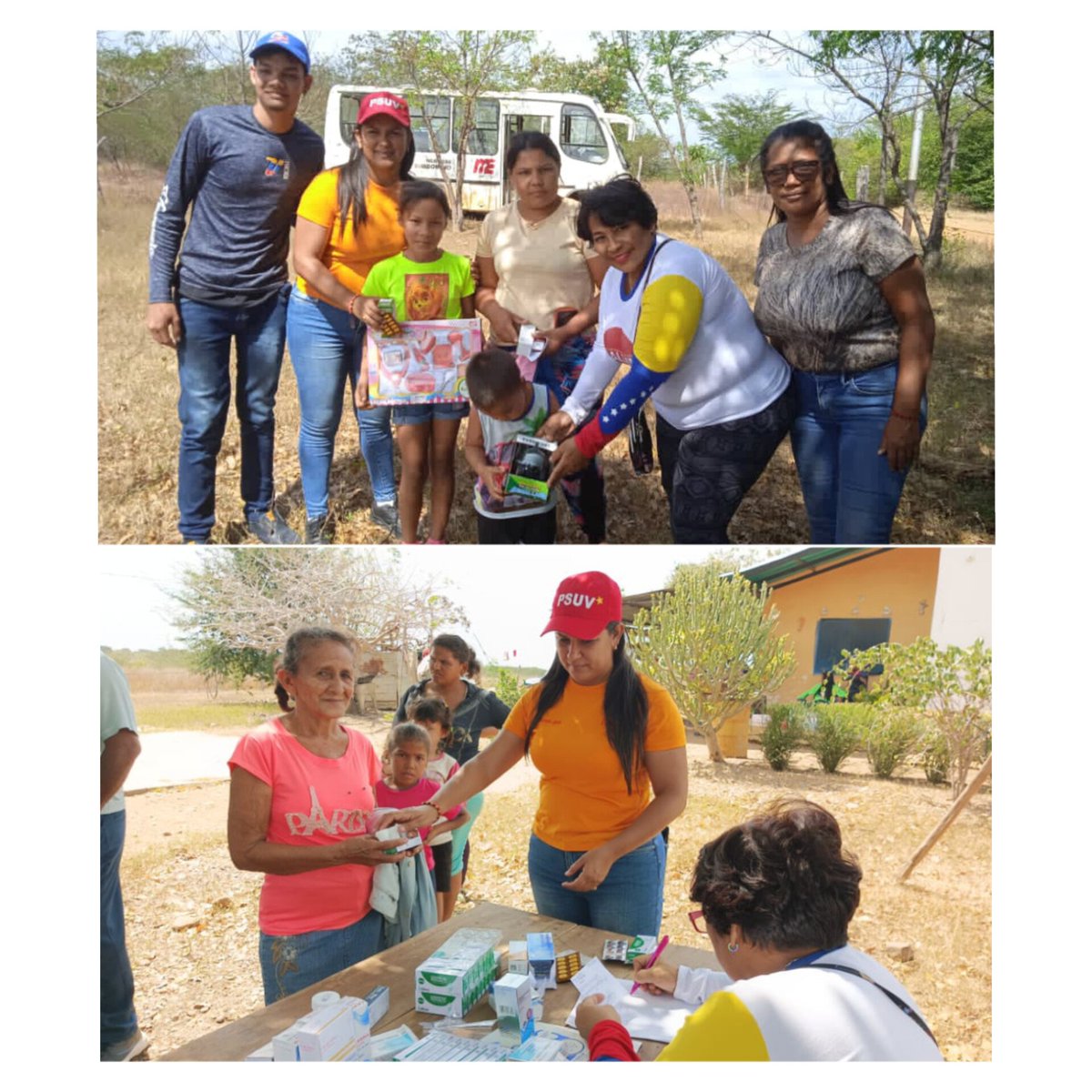 AIDELYSOYON's tweet photo. Hoy nos dirigimos a la Comunidad de Simborino donde efectuamos una Jornada de Salud con entrega de Medicamentos atendiendo a 120 personas. También le llevamos alegría a las niñas y niños con recreación y entrega de obsequios. Gracias Pdte. @NicolasMaduro Gdora. @Soykarinacarpio https://t.co/HeagWDWpXS