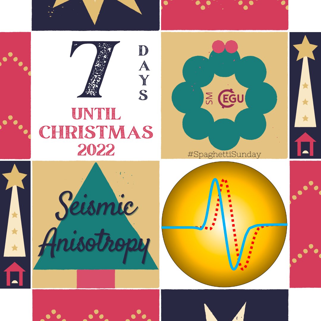 EGU_Seismo's tweet image. 🕯 Advent Day 18: We are just a week away from Christmas 🥳 Today on #SpaghettiSunday 🍝 you have the chance to learn about some basics of seismic anisotropy and shear wave splitting from a video we have prepared for you!
#SeismoAdventCalendar
instagram.com/p/CmTfwN-NPLU/