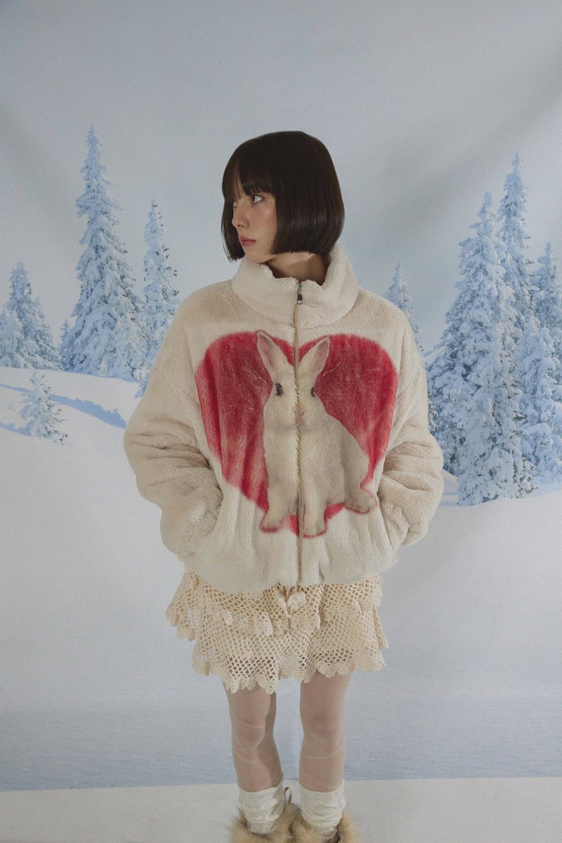 northstardoll's tweet photo. rabbit heart fur jacket by kater https://t.co/4OX3PxHY6c