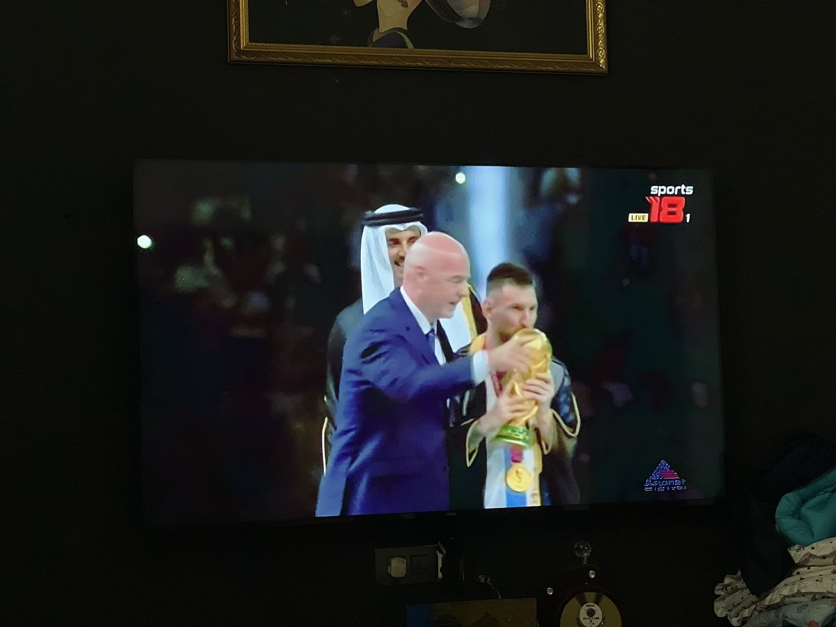 meeth_miri's tweet photo. Wowwww Messi #FIFAWorldCup #WorldCup #ArgentinaVsFrance #FIFAWorldCupFinal #WorldCupFinal #Messi𓃵 # https://t.co/59GsHaTA8T