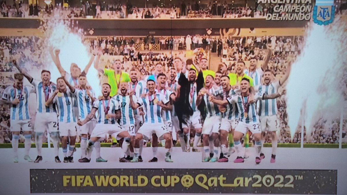 #Francia ha sido grande. #Argentina fue superior. Viva el fútbol! ⚽ Que el deporte siga inspirando alegría y fraternidad para el mundo. #Qatar2022