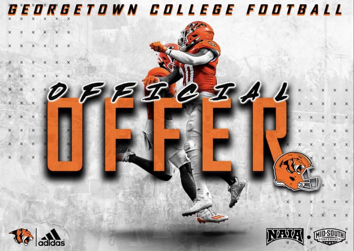 Thankful to receive my 5th offer to continue my career!! <a href="/CoachCarsonFB/">Brady Carson</a> <a href="/Gtown_Football/">Georgetown College Football</a> <a href="/GtownCoachO/">Chris Oliver</a> <a href="/racelandramsfb/">Raceland Rams Football</a> <a href="/RacelandFootba1/">Raceland Football Recruiting</a>