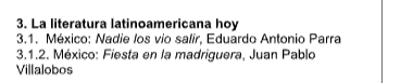 makie_says's tweet photo. @SergioMarentes De la escritura contemporánea mexicana, gracias a los temarios de @leemissletras. https://t.co/lbOZlc80Hs